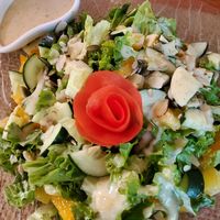 Such a great salad! at Lands in Love - Vegan Hotel & Resort in Alajuela