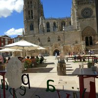 Table with a view ❤ this place at Viva La Pepa in Burgos
