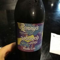 Vanilla cola, which is also vegan at Ronny's Pizza in Tbilisi