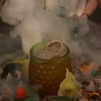 Scenografia effetto ghiaccio secco   at Smile Tree Cocktail Bar in Turin