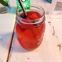 Cold drink at Veggiezz - Am Salzgriess in Vienna