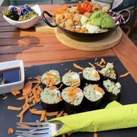 Quinoa Suschi at Veggiezz - Am Salzgriess in Vienna