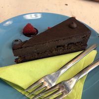 Sacher torte  at Veggiezz - Am Salzgriess in Vienna