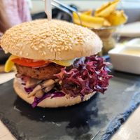 Farmers Burger at Veggiezz - Am Salzgriess in Vienna