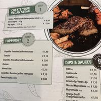 Menu  at Veggiezz - Am Salzgriess in Vienna