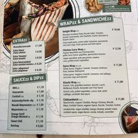 Menu  at Veggiezz - Am Salzgriess in Vienna