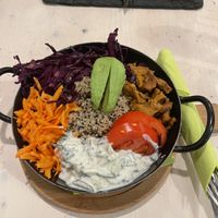 Gyros plate (bowl)  at Veggiezz - Am Salzgriess in Vienna