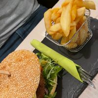 Beyond burger  at Veggiezz - Am Salzgriess in Vienna