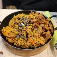 Quinoa curry at Veggiezz - Am Salzgriess in Vienna