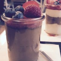 Avocado schokomouse at Veggiezz - Am Salzgriess in Vienna