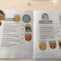 part of menu at Veggiezz - Am Salzgriess in Vienna