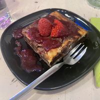 Brownie cheesecake  at Veggiezz - Am Salzgriess in Vienna