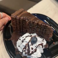 Sacher torte  at Veggiezz - Am Salzgriess in Vienna