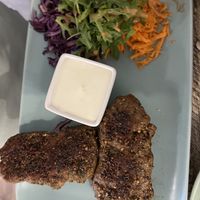 Detain steak  at Veggiezz - Am Salzgriess in Vienna