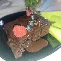 Chocolate nut brownie at Veggiezz - Am Salzgriess in Vienna