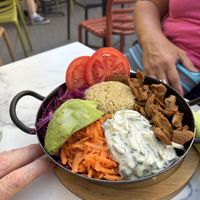 Seitan gyros bowl  at Veggiezz - Am Salzgriess in Vienna