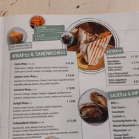 Menu at Veggiezz - Am Salzgriess in Vienna