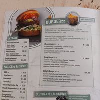 Menu at Veggiezz - Am Salzgriess in Vienna