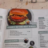 Menu at Veggiezz - Am Salzgriess in Vienna