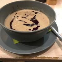 Appel celery soup at Veggiezz - Am Salzgriess in Vienna