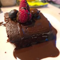 Nut brownie at Veggiezz - Am Salzgriess in Vienna