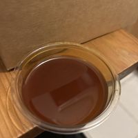 caramel (?) for san sebastian?  at Veggiezz - Am Salzgriess in Vienna