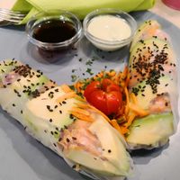 Summer rolls at Veggiezz - Am Salzgriess in Vienna
