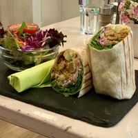 Gyros Wrap at Veggiezz - Am Salzgriess in Vienna