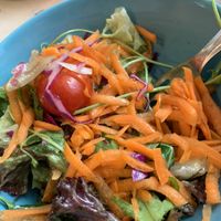 Mixed salad. Such a tasty vinaigrette!!! at Veggiezz - Am Salzgriess in Vienna