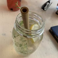 Lemon Thyme soda! at Veggiezz - Am Salzgriess in Vienna