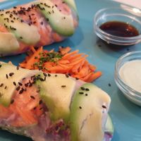 summerrolls at Veggiezz - Am Salzgriess in Vienna