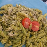 Pasta with Brasil Pesto at Veggiezz - Am Salzgriess in Vienna