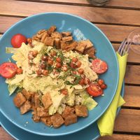 Cesar salad at Veggiezz - Am Salzgriess in Vienna