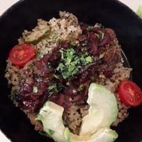 Steak bowl at Veggiezz - Am Salzgriess in Vienna