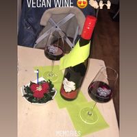 Best vegan wine ever  at Veggiezz - Am Salzgriess in Vienna