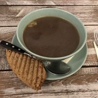 Soup at Veggiezz - Am Salzgriess in Vienna