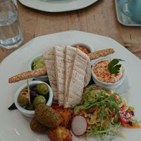 Vegan mezze at The Veggie Cafe in Ilkley