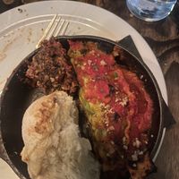 This was the half I took homeconsolidated on one plate.   at Crumb & Spigot in Chagrin Falls