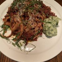 Carrot bolognese at Crumb & Spigot in Chagrin Falls