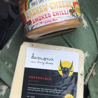 Vegan cheese  at Eastfield Natural Foods in Croydon