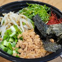 Vegan Ramen bowl at Ramen Hood in Los Angeles