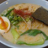 amazing ramen with vegan egg at Ramen Hood in Los Angeles