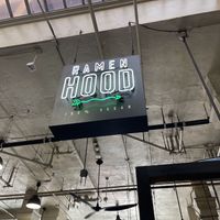 signage  at Ramen Hood in Los Angeles