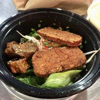 Pre-broth  at Ramen Hood in Los Angeles