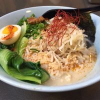 rice ramen  at Ramen Hood in Los Angeles