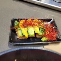 Avocado Toast at Ramen Hood in Los Angeles