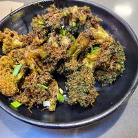 Fried Broccoli at Ramen Hood in Los Angeles
