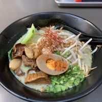 garlic ramen   at Ramen Hood in Los Angeles