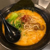 Spicy ramen at Ramen Hood in Los Angeles