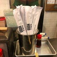Chopsticks at Ramen Hood in Los Angeles